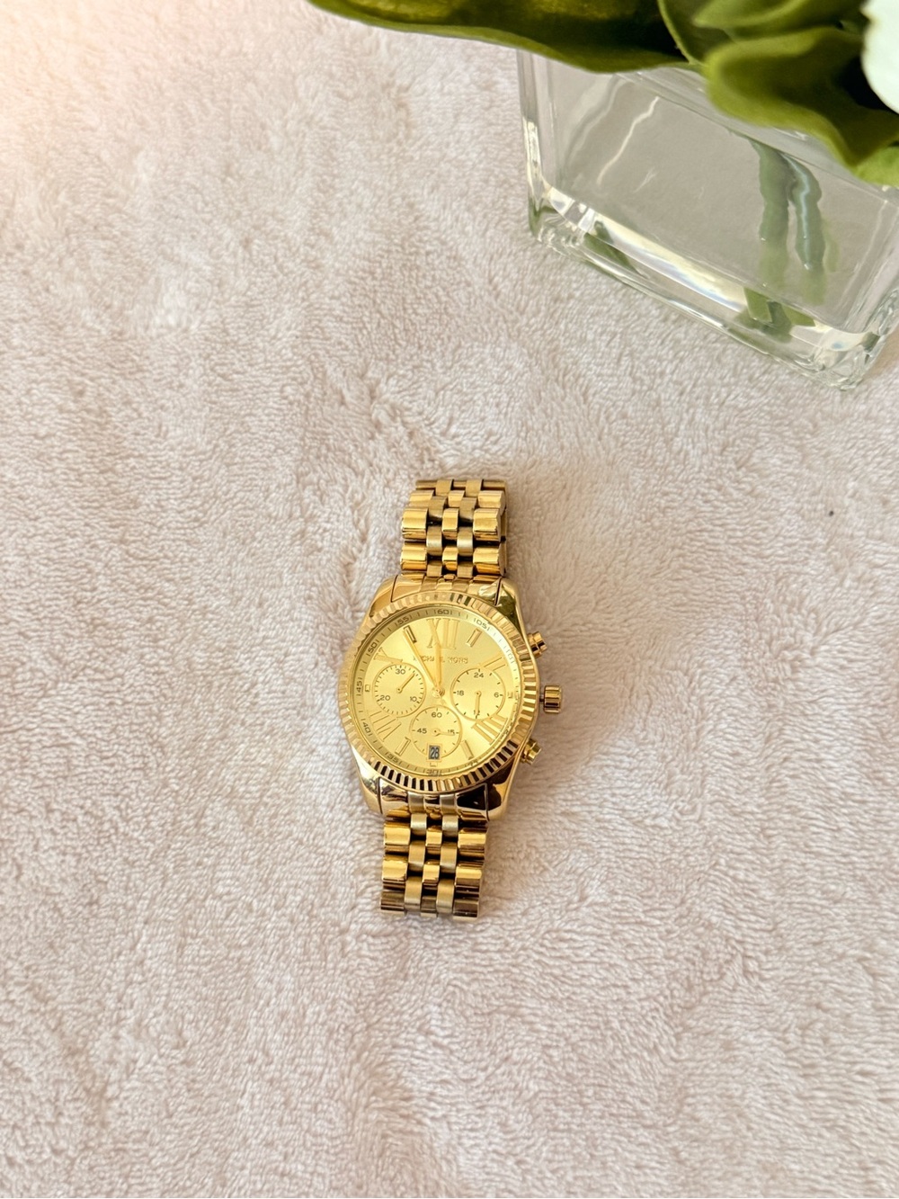 Michael Kors Gold-Tone women Chronograph Bracelet Watch 38mm - Picture 2 of 3